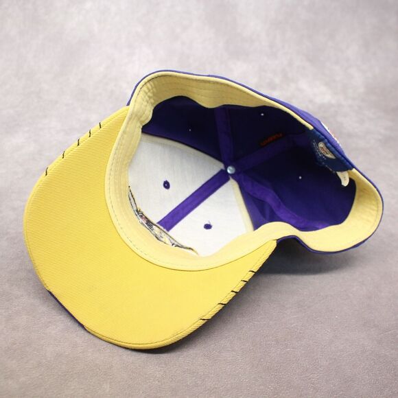 Reebok Baltimore Ravens Flexfit Cap NFL Onfield Equipment L/XL Purple & Yellow - Picture 7 of 10